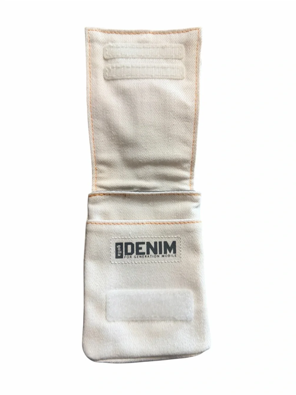 NWT Golla Denim Beige Canvas Phone Holster wNeck Strap Mini Accessories Denim